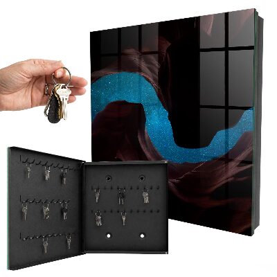 Key cabinet for wall Space rocks