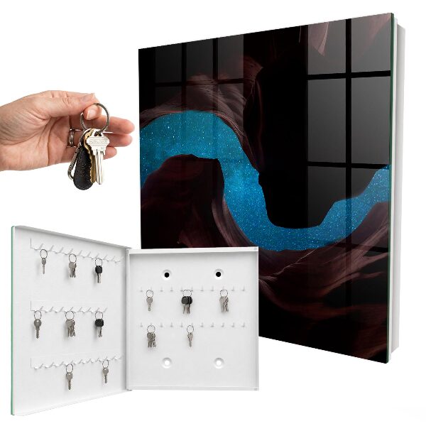 Key cabinet for wall Space rocks