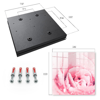 Key cabinet for wall Pink delicacy