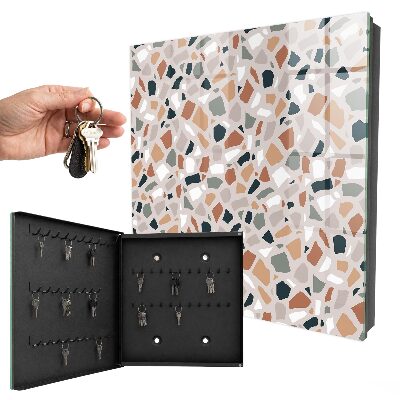 Key storage box Stone mosaic