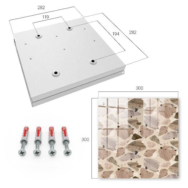 Key cabinet for wall Organic composition