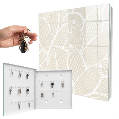 Key cabinet for wall Organic pattern