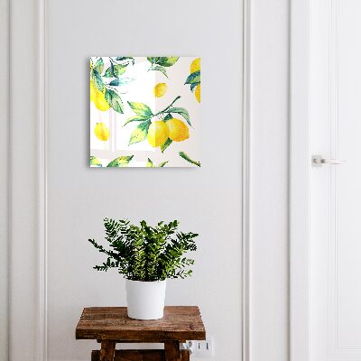 Key box Watercolor lemons