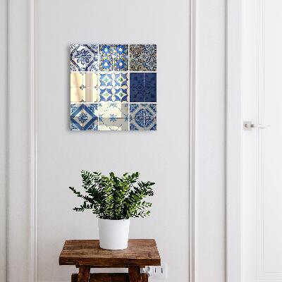 Key storage box Azulejos tiles