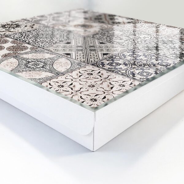 Key cabinet for wall Stylish tiles