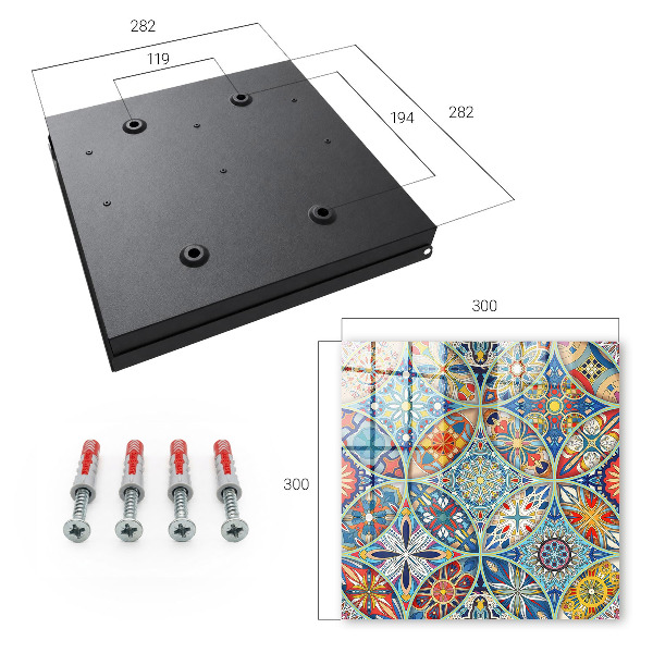 Key box Mosaic of colors