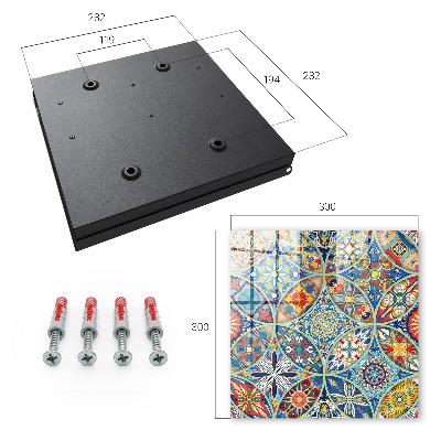 Key box Mosaic of colors