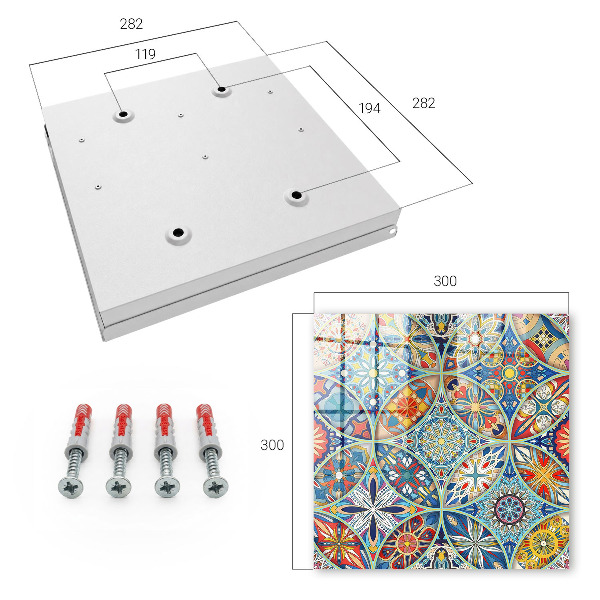 Key box Mosaic of colors
