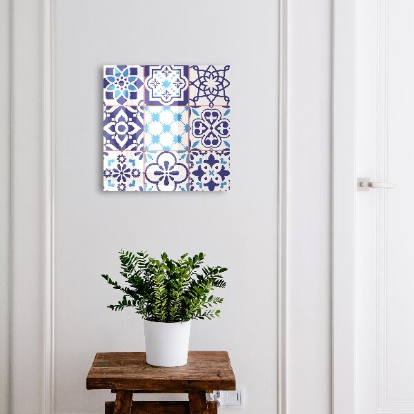 Key cabinet for wall Geometric patterns