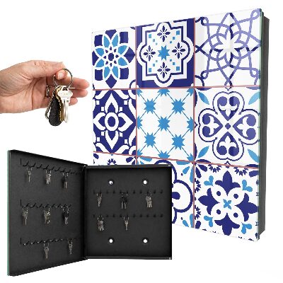 Key cabinet for wall Geometric patterns