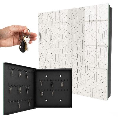 Key box Geometric pattern