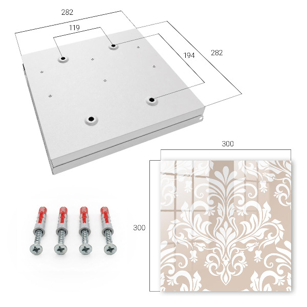 Key storage box Elegant symmetry