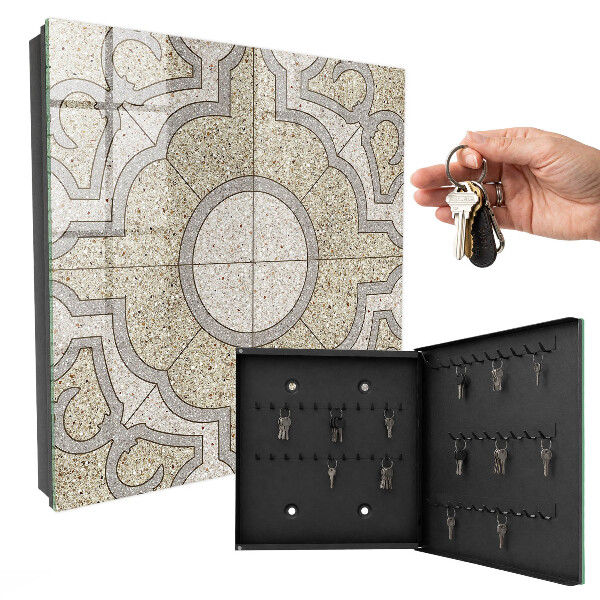 Key cabinet for wall Elegant mosaic