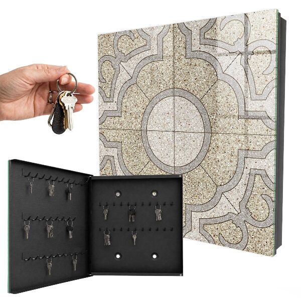 Key cabinet for wall Elegant mosaic