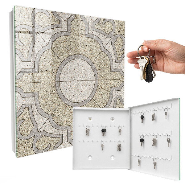 Key cabinet for wall Elegant mosaic
