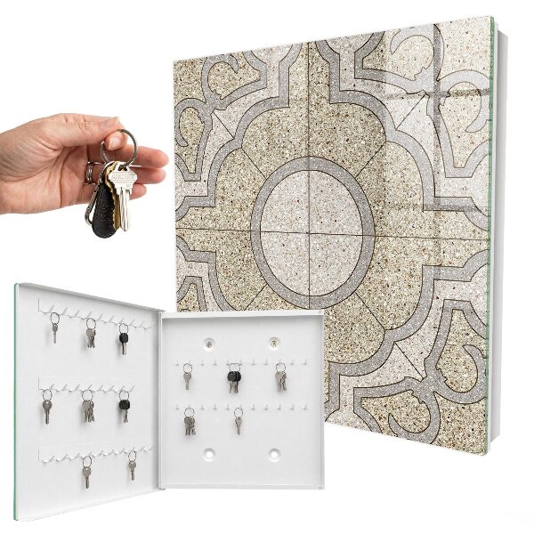 Key cabinet for wall Elegant mosaic