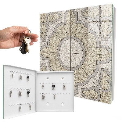 Key cabinet for wall Elegant mosaic