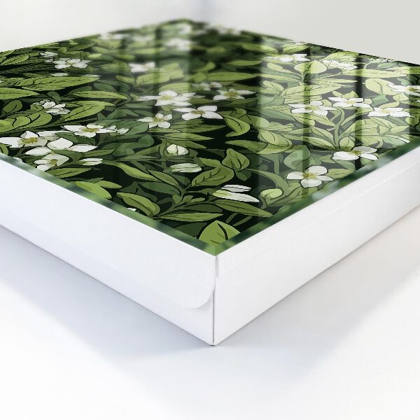 Key box Plant motif
