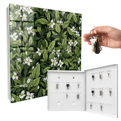 Key box Plant motif