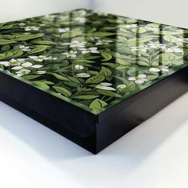 Key box Plant motif