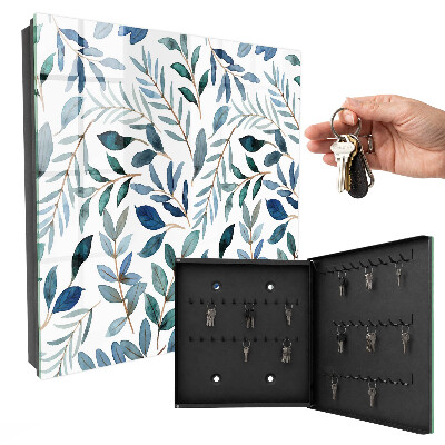 Key cabinet for wall Plant watercolors