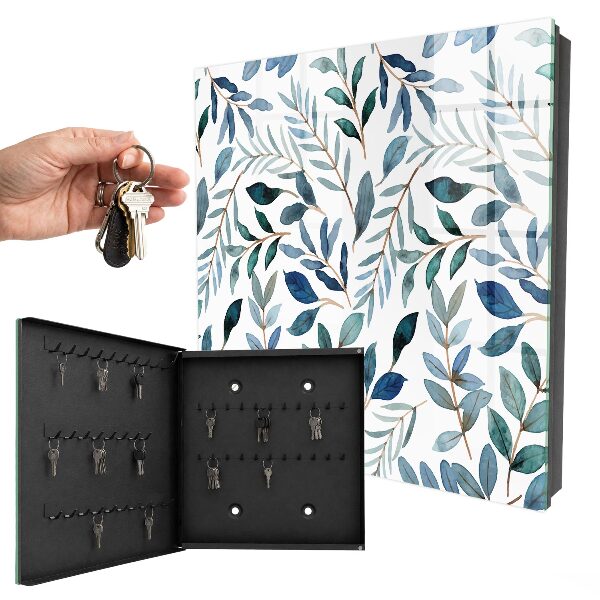 Key cabinet for wall Plant watercolors