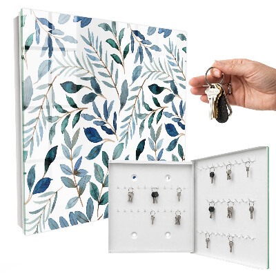 Key cabinet for wall Plant watercolors