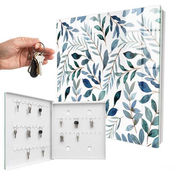 Key cabinet for wall Plant watercolors