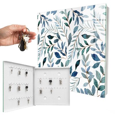 Key cabinet for wall Plant watercolors