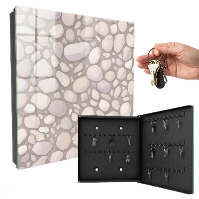 Key storage box Stone structure