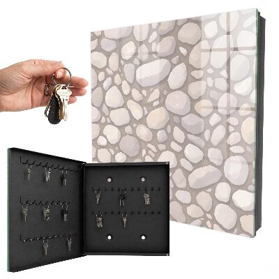 Key storage box Stone structure