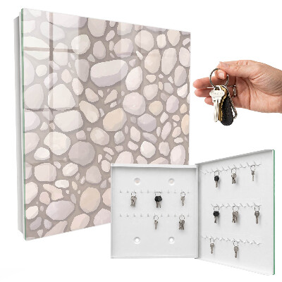 Key storage box Stone structure