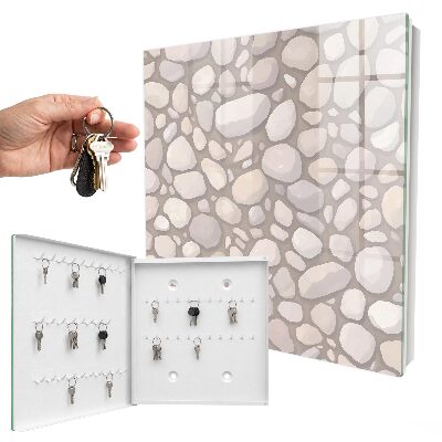 Key storage box Stone structure