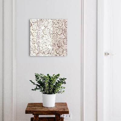 Key cabinet for wall Wooden rings