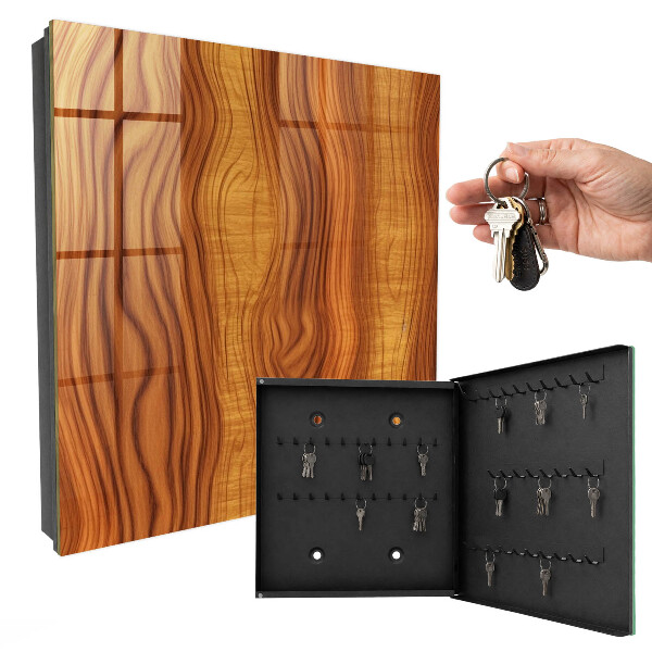 Key storage box Wood wool