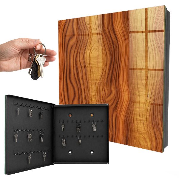 Key storage box Wood wool
