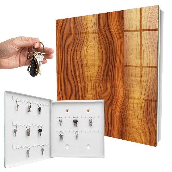 Key storage box Wood wool