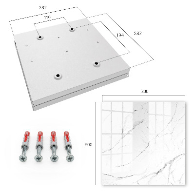 Key box Marble texture