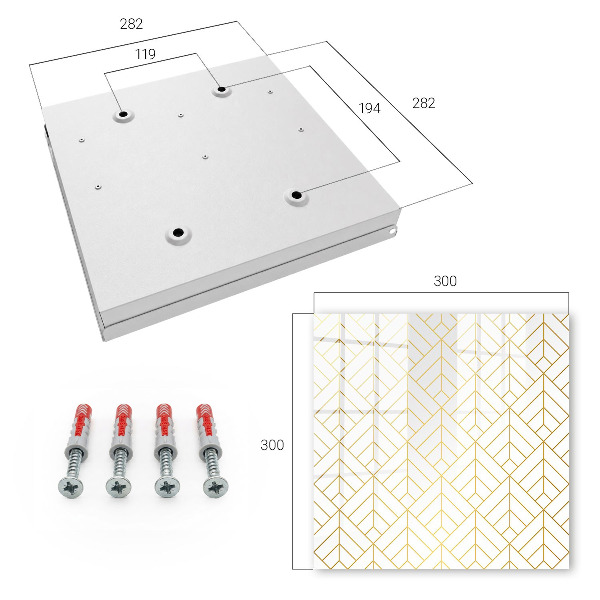 Key storage box Stylish geometry