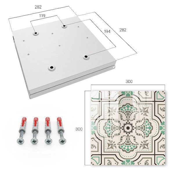 Key box Geometric decoration