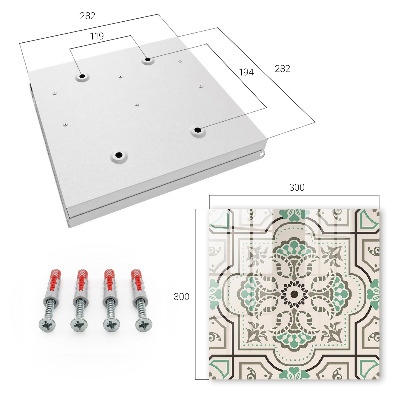 Key box Geometric decoration
