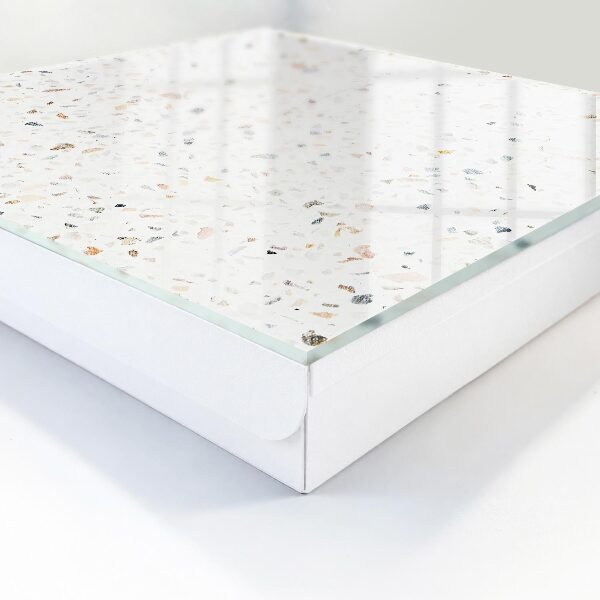 Key cabinet for wall Light terrazzo