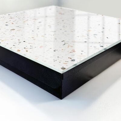 Key cabinet for wall Light terrazzo