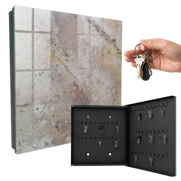 Key storage box Earthy texture
