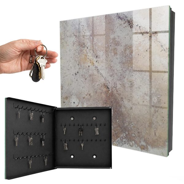Key storage box Earthy texture