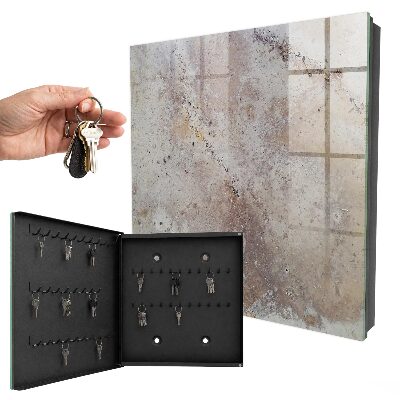 Key storage box Earthy texture