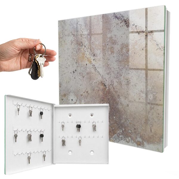 Key storage box Earthy texture