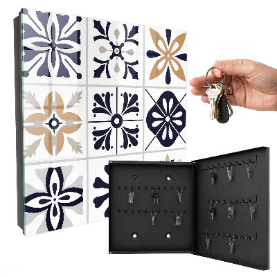 Key box Geometric patterns