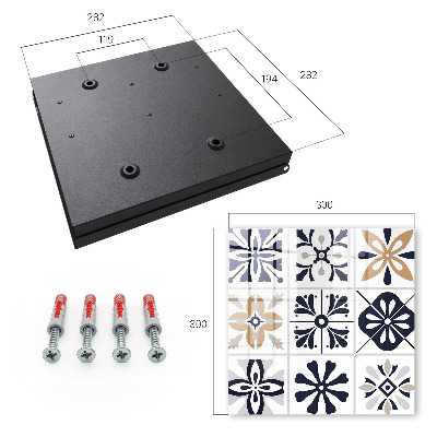 Key box Geometric patterns