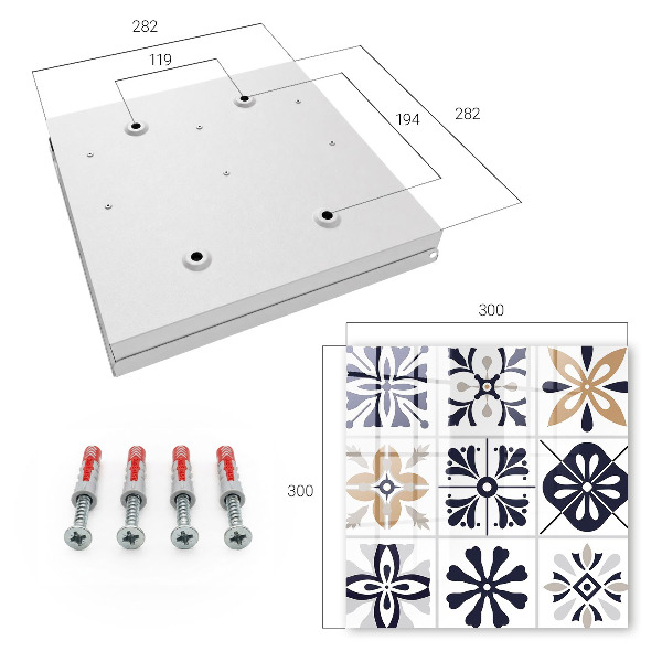 Key box Geometric patterns